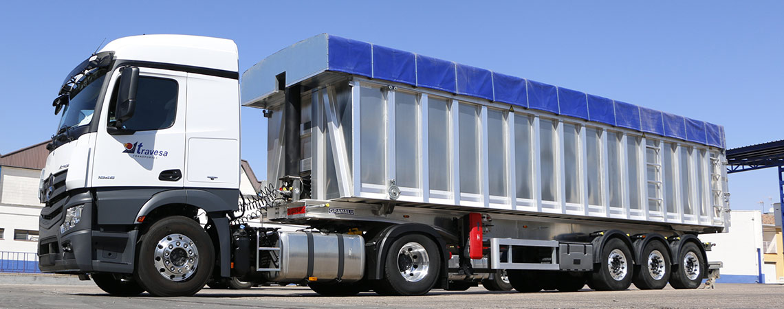 Transport of solid merchandises